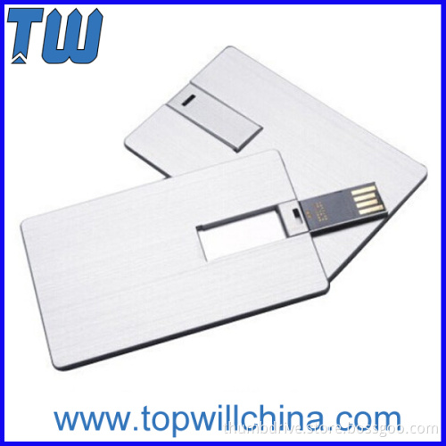 Full Metal 64GB Usb Flash Drive Pocket Card